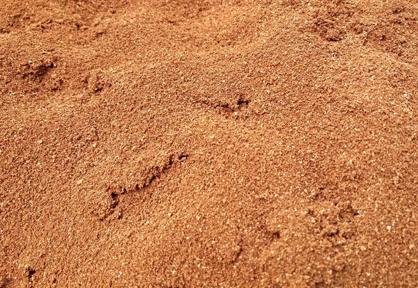 브라운 지상 최대, 모래 지상 가까운 질감 — 스톡 사진