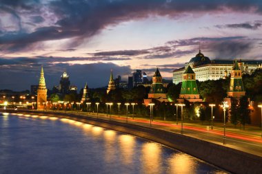 Moskova, Rusya. 09.29.2018. Moskova Kremlin, Kremlin set a
