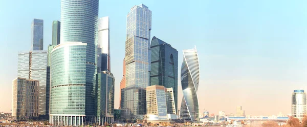 Miasto Moskwa. Międzynarodowe centrum biznesowe — Zdjęcie stockowe