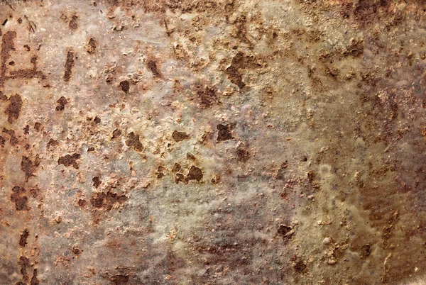 锈蚀的金属和老旧开裂的油漆的背景 — 图库照片