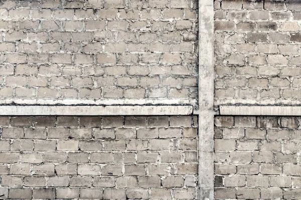 Stone background from stacked gas or foam concrete. Old brick and concrete slabs. Construction industry — Stock Image Stone Background Stacked Gas Foam Concrete Old Brick Concrete Slabs Stock Photo