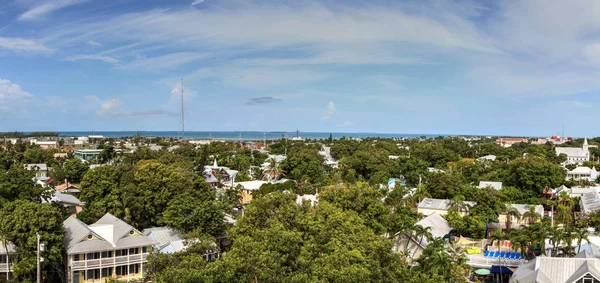 Aerial View Old Town Part Key West Florida Ocean Distance — Stock Photo, Image