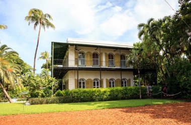 Key West, Florida, ABD - 1 Eylül 2018 - Ernest Hemingway ev Key West, Florida. Editoryal kullanım için.