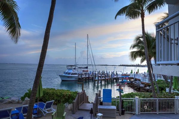 Key West Flórida Eua Setembro 2018 Vista Para Oceano Partir — Fotografia de Stock