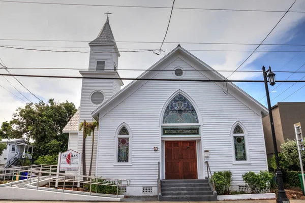 基韦斯特 佛罗里达 2018年9月1日 纽曼联合卫理公会教堂在基韦斯特 佛罗里达州 编辑使用 — 图库照片