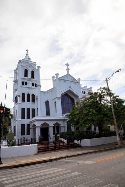 Key West Florida Eua Setembro 2018 Paul Episcopal Church Whitehead — Fotografia de Stock