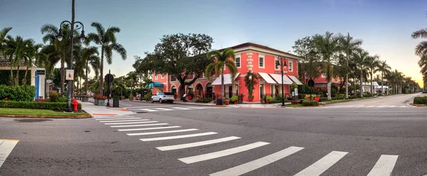 Nápoly Florida Usa 2018 Szeptember Sunrise Third Street Shopping District — Stock Fotó