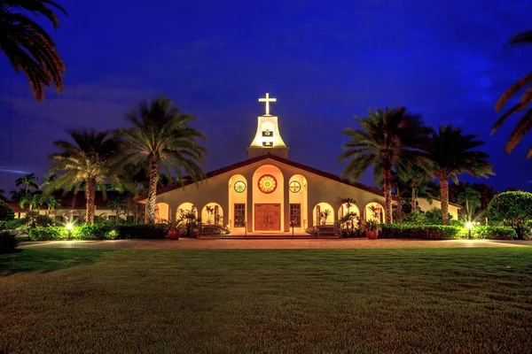 Nápoles Flórida Eua Novembro 2018 Igreja Episcopal Johns Com Belos — Fotografia de Stock