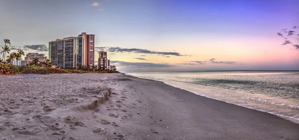 Sonnenaufgang Über Dem Strand Nordufer Des Golfs Entlang Der Küste — Stockfoto
