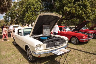 Beyaz 1966 Ford T5, Mustang, 10 A'da'nin Almanca sürümü