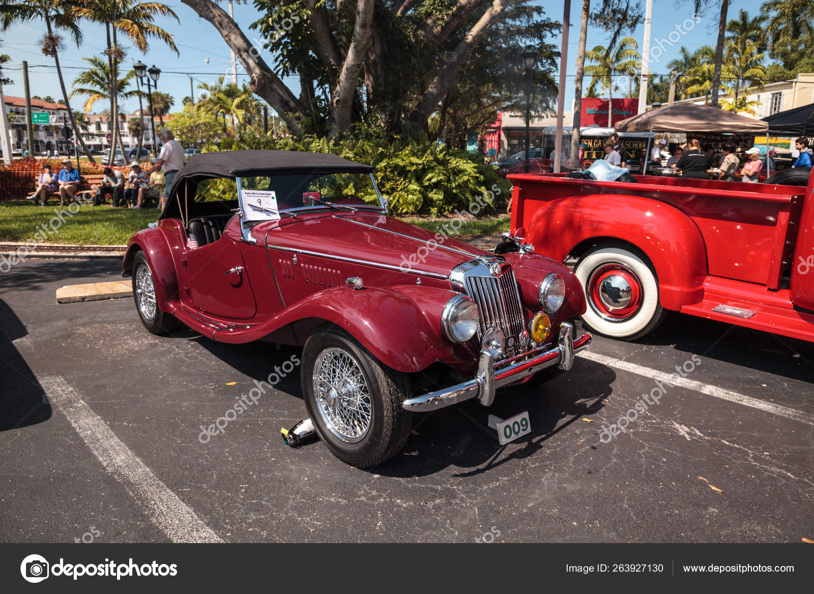 Naples Car Show >> Red 1954 Mg Tf At The 32nd Annual Naples Depot Classic Car Naples Car Show >> Red 1954 Mg Tf At The 32nd Annual Naples Depot Classic Car