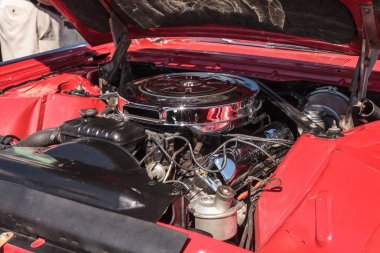 Kırmızı 1962 Thunderbird Roadster 32 Yıllık Napoli Depo Cl at