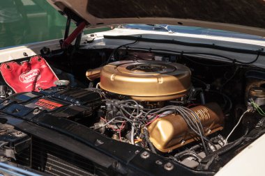 Beyaz 1964 Mercury Monterey 32. Napoli Depo Clas 'da