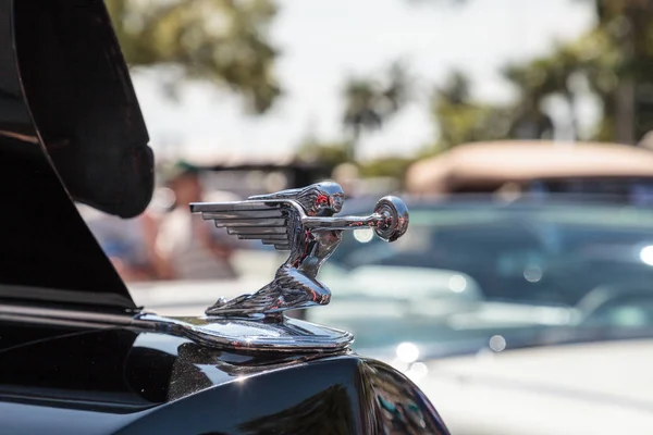 Black 1937 Packard 120 at the 32nd Annual Naples Depot Classic C — Stock Photo, Image