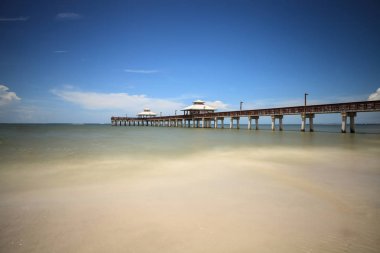 Fort Myers Beach Fort Myers Iskelesi 'nin Boardwalk