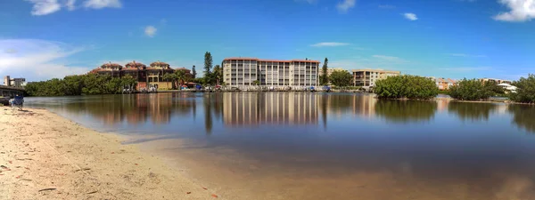 Big Hickory Pass smooth waterway in Bonita Springs — Stock Photo, Image