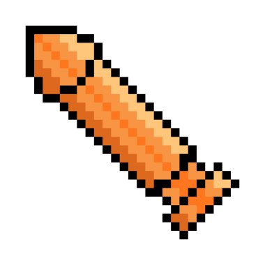 Piksel resimli mermiler beyaz arkaplanda izole edildi