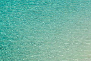 Mavi yüzme havuzu su yüzey doku arka plan.