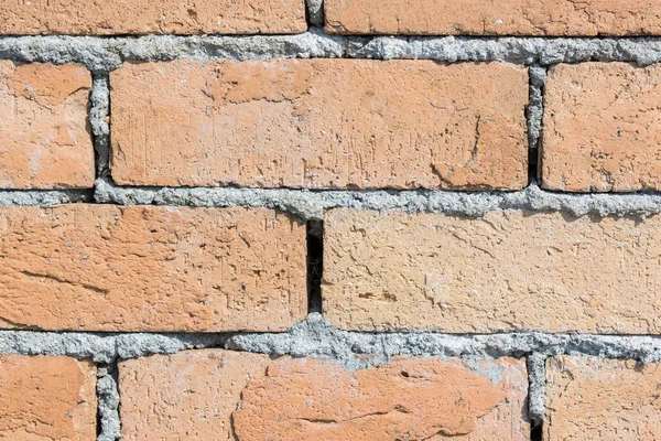 Rode Bakstenen Muur Patroon Voor Achtergrond Traditionele Oude Muur — Stockfoto