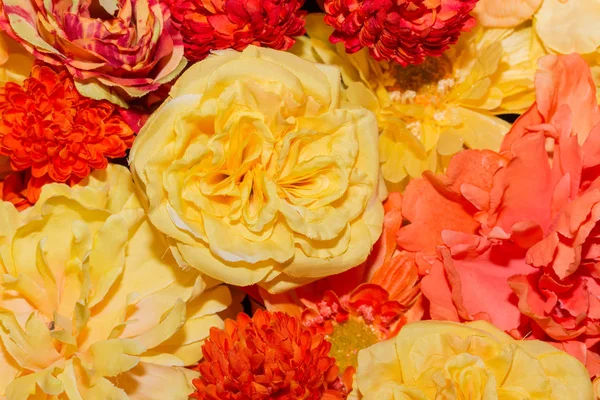 Krásné Oranžové Pozadí Květin Květiny Dekorace — Stock fotografie