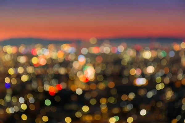 Abstract City Blurred Twilight Time Business Travel Background — Stock Photo, Image