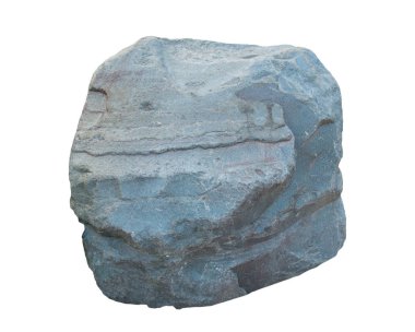 Büyük kaya beyaz arka plan üzerinde izole. Kırpma yolu ile itiraz.