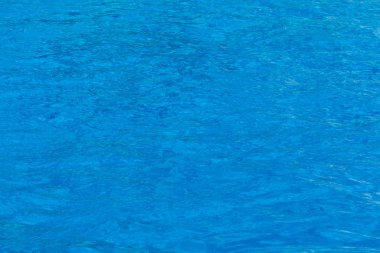 Mavi yüzme havuzu su yüzey doku arka plan.