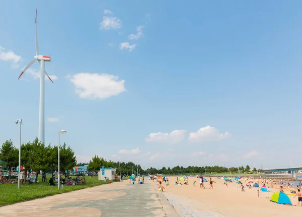 Aichi Japán Június 2016 Beach Nagoya Található Shin Maiko Turista — Stock Fotó