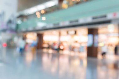 Soyut Havaalanı iç iş taşıma arka plan bulanık arka plan.