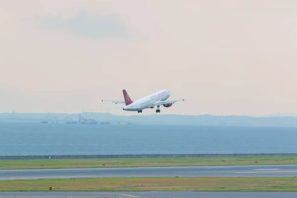 Aichi Japon Juin 2016 Juneyao Airlines Aéroport International Chubu Centrair — Photo