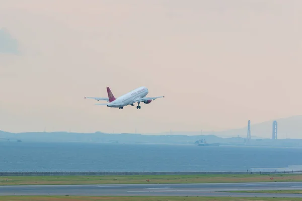 Aichi Japon Juin 2016 Juneyao Airlines Aéroport International Chubu Centrair — Photo