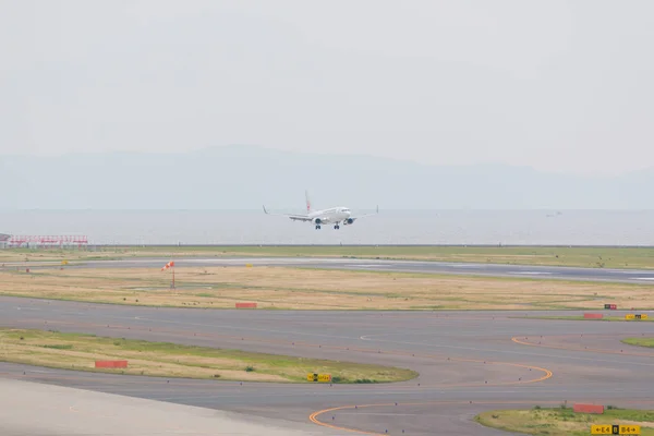 Aichi Japon Juin 2016 Japan Airlines Aéroport International Chubu Centrair — Photo