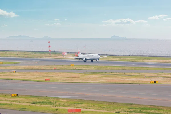 Aichi Japon Juin 2016 Japan Airlines Aéroport International Chubu Centrair — Photo