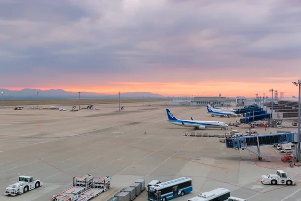 Aichi Japão Junho 2016 Aeronave Ana Aeroporto Internacional Chubu Centrair — Fotografia de Stock