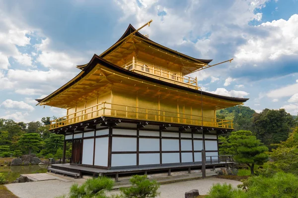 Kinkaku Templo Del Pabellón Oro Templo Budista Zen Kyoto Japón — Foto de Stock