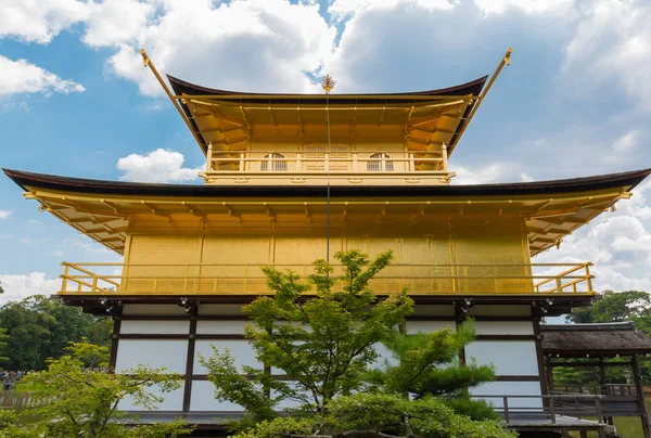 Kinkaku Templo Del Pabellón Oro Templo Budista Zen Kyoto Japón — Foto de Stock