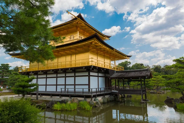 Kinkaku Templo Del Pabellón Oro Templo Budista Zen Kyoto Japón — Foto de Stock