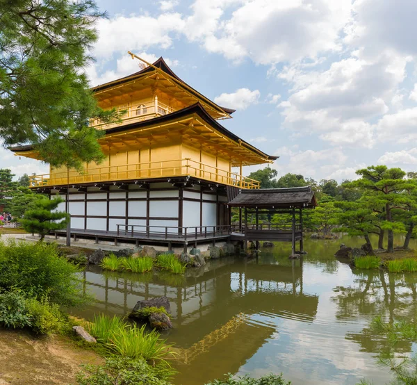 Kinkaku Templo Del Pabellón Oro Templo Budista Zen Kyoto Japón — Foto de Stock