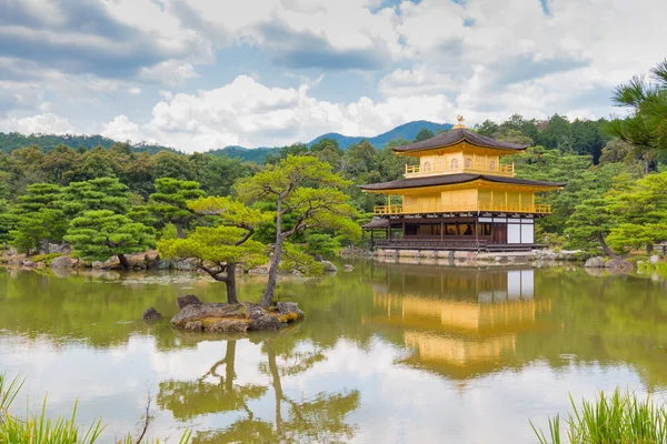 Kinkaku Templo Del Pabellón Oro Templo Budista Zen Kyoto Japón — Foto de Stock