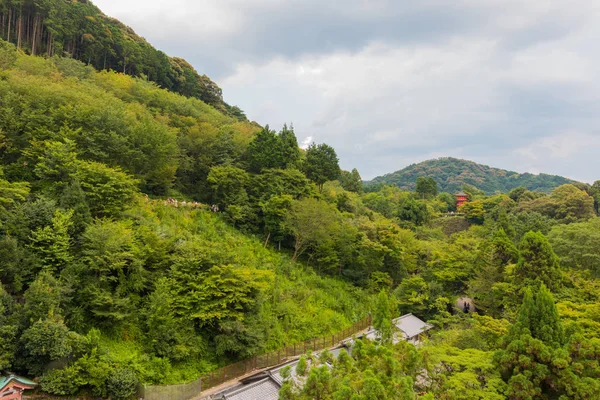 Pagoda Roja Verano Kiyomizu Templo Dera Kyoto Japón —  Fotos de Stock