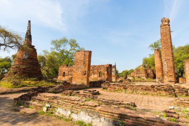 Ayutthaya tarihi Parkı Ayutthaya eski şehir Harabeleri kapsar, Wat Phra si Sanphet. Phra Nakhon Si Ayutthaya Province, Tayland