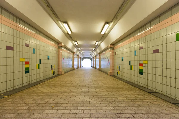 Пешеходный Переход Дорогой Подземный Ход Концепция Надежды Загробной Жизни После — стоковое фото