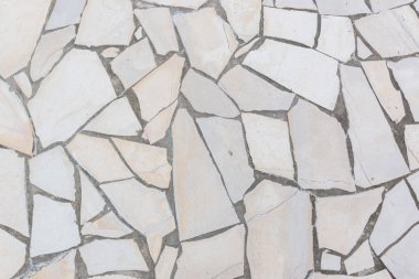 Beyaz beton tuğla duvar desen doku arka planı için.