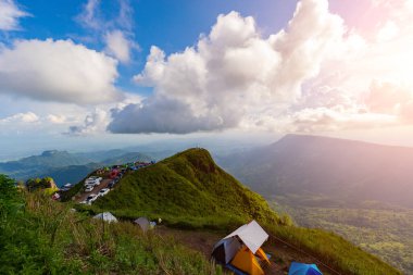 Phu Thap Boek Phetchabun Eyaleti Tayland 'da manzara.