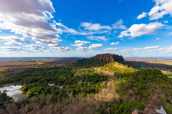 Wat Phu Tok Uma Das Verdadeiras Maravilhas Thailands Este Afloramento — Fotografia de Stock