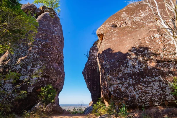 Phu Sing Národní Park Nově Turisticky Atraktivní Místo Jedním Neviditelných — Stock fotografie