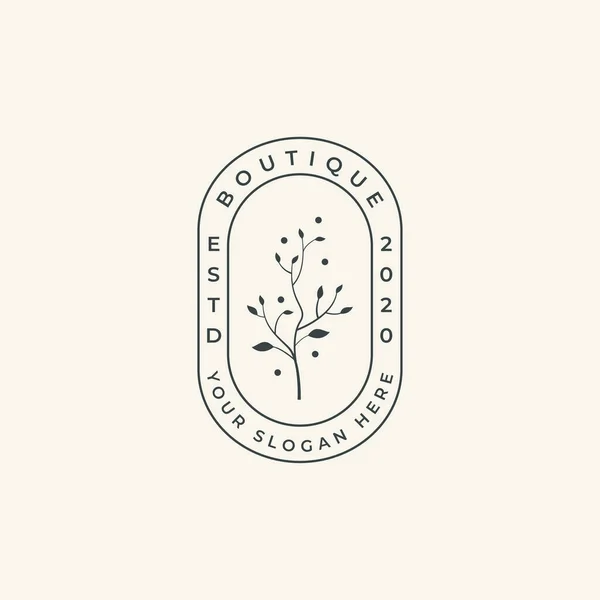 Tasarım logosu simgesi işareti. Organik bir yaprağın çizim vektörü. Grafik bitkisi logosu. Botanik doğası çiçek logosu. Minimalist organik konsept Güzel logo minimalist Serbest Vektör.