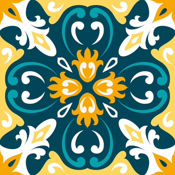 Ornement Traditionnel Oriental Motif Sans Couture Méditerranéen Conception Tuiles Illustration — Image vectorielle