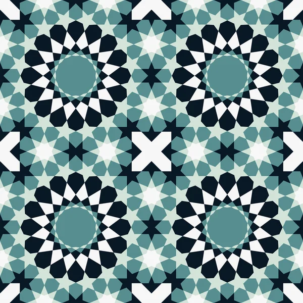 Patrón Sin Costura Ornamental Fondo Abstracto Vectorial Marruecos Trasfondo Árabe — Vector de stock