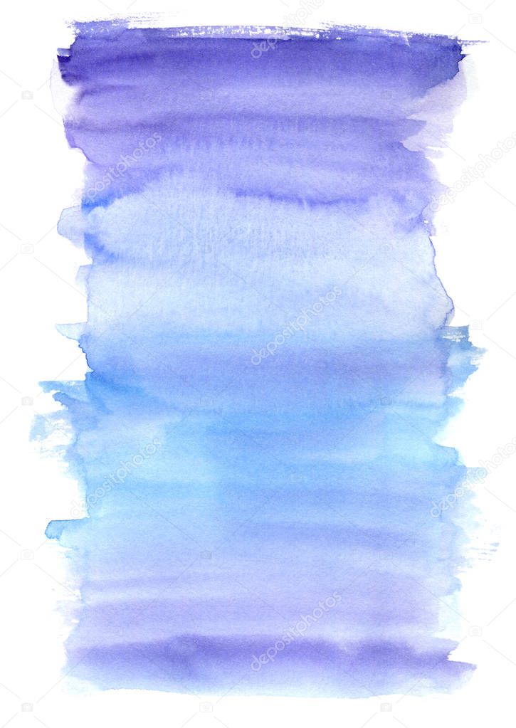 Hand painted watercolor background. Watercolor wash. Modern brush illustration. Can be used for print: bags, t-shirts, home decor, posters, cards, and for web: banners, blogs, advertisement.